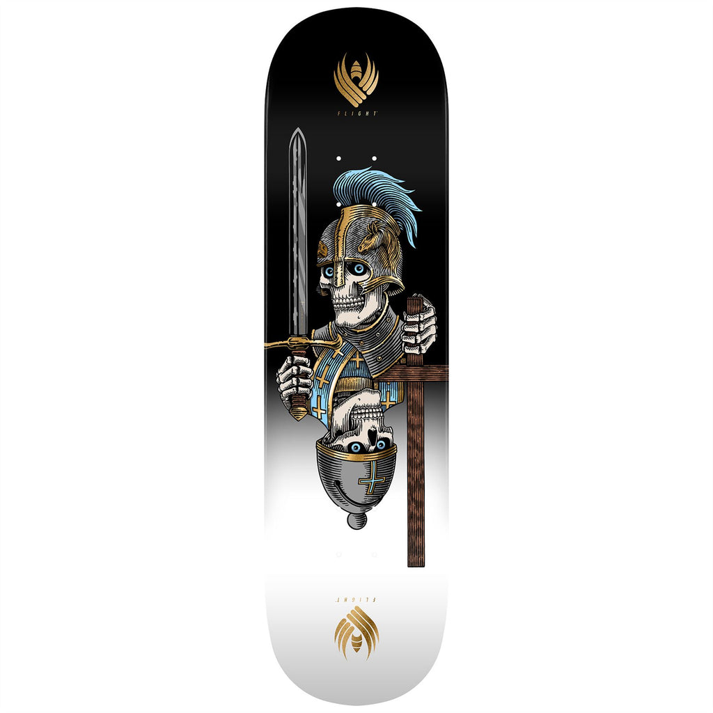 Powell Peralta FLIGHT Dan Corrigan 'Chess Skulls' Skateboard Deck - 8.42"