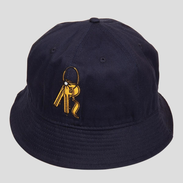 Pass~Port Master Key 6 Panel Bucket Hat (Navy) - XL