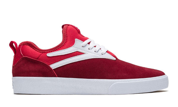 Lakai Dover Red Suede Skate Shoes - Skatewarehouse.co.uk