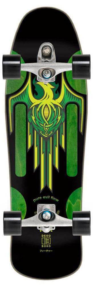 Creature Pro Kimbel Origins Part Deux x Carver Custom Surf Skate Skateboard C7 - 9.57