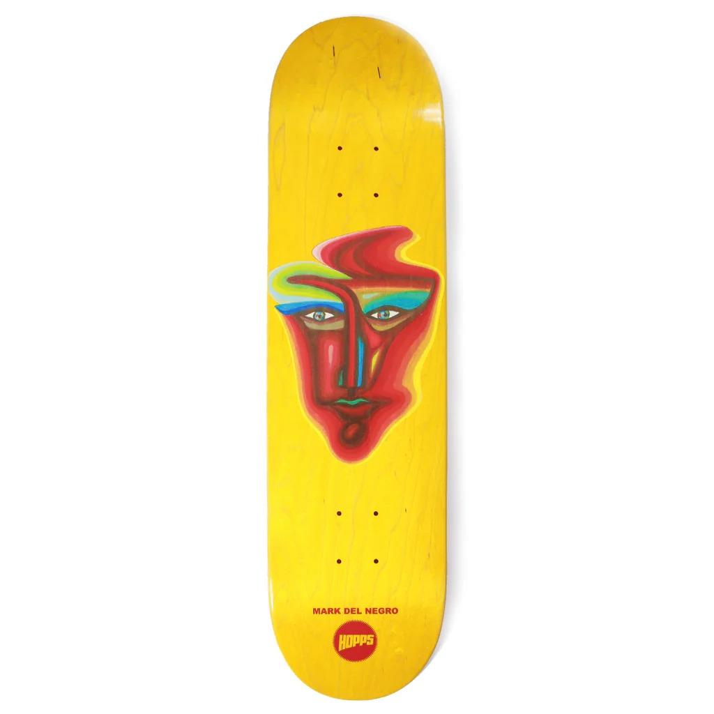 HOPPS Del Negro Jen Traub Artist Skateboard Deck - 8.5"