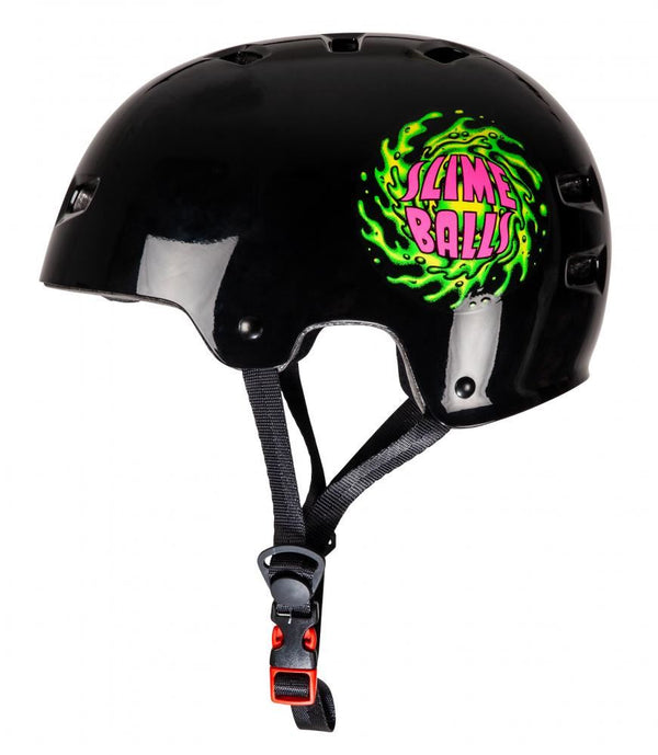 Bullet x Slime Balls Helmet Slime Balls Logo Youth - Black - Skatewarehouse.co.uk
