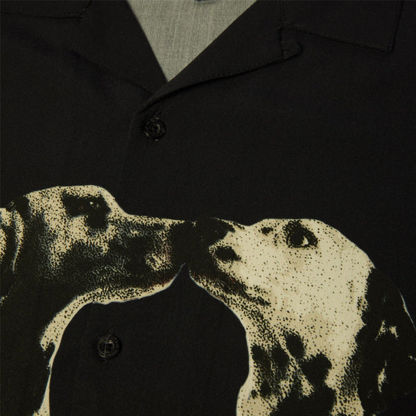 HUF Dogged Ss Resort Shirt (Black) - XL
