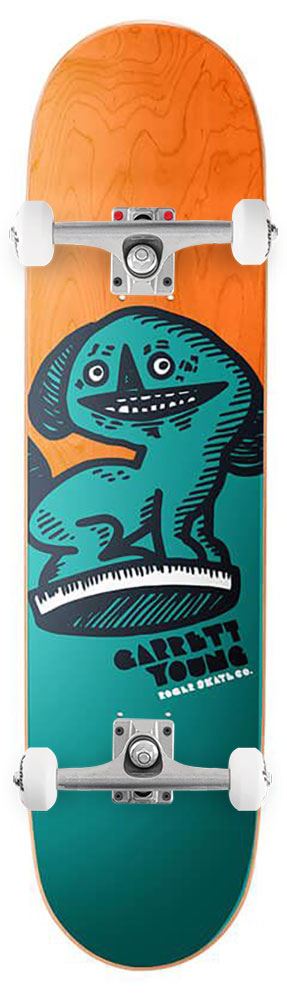 Roger Pup Garret Young Medium Concave Roger x Venom Custom Complete Skateboard - 8.25" - Skatewarehouse.co.uk