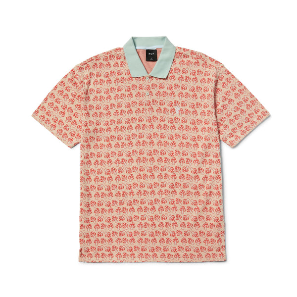 Microdose Knit S / S Polo (Red)