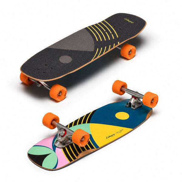 Loaded Boards Ballona Willy - All Around - Fat Free Orange Longboard Complete