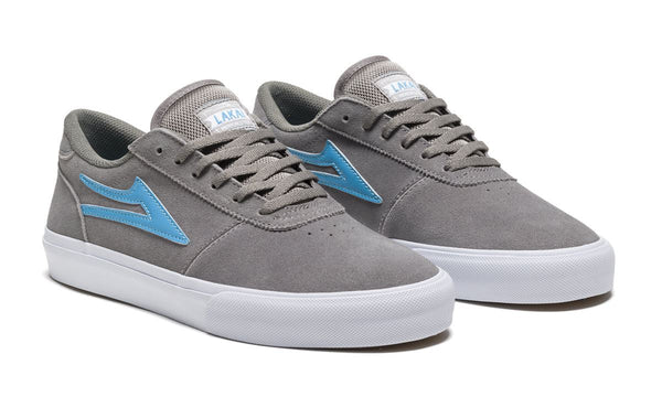 Lakai Manchester Skate Shoes - Grey / Teal - Skatewarehouse.co.uk