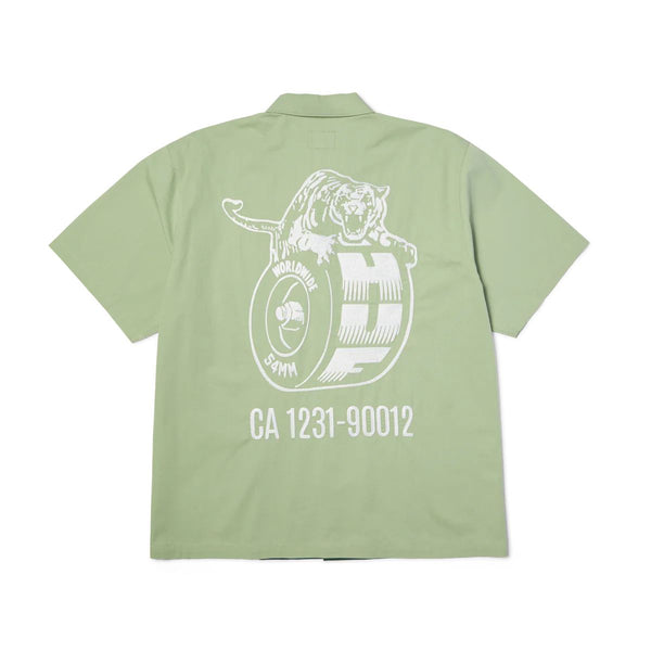 Urethane S / S Work Shirt (Mist Green)