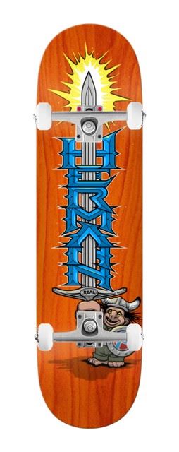 Real Hermann Mighty - - True Fit x Venom Custom Complete Skateboard - 8.5