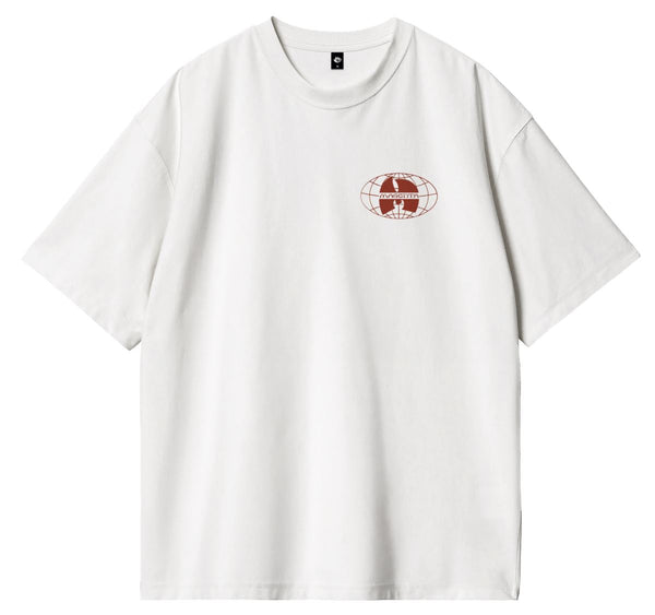 Magenta Shaolin Tee White