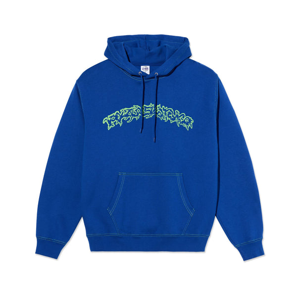 Polar Skate Co Contrast Dave Hoodie | Crude Logo (Egyptian Blue)