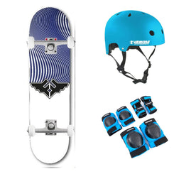 Fracture Wings V4 Blue x Venom Custom - 8" Complete Skateboard Bundle - 8.0"
