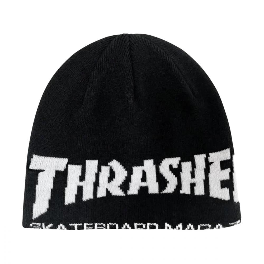 Thrasher Skully Beanie Skate Mag Black - O/S