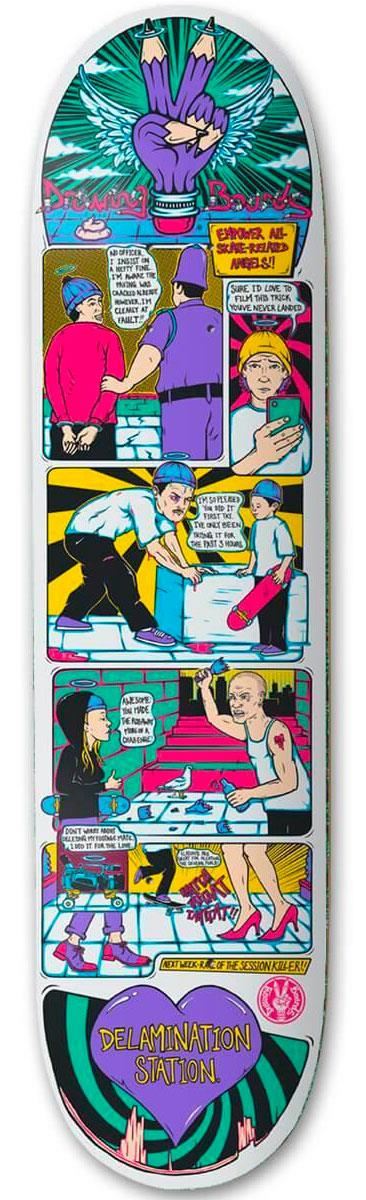 Drawing Boards New Angel Skateboard Deck - 8.0
