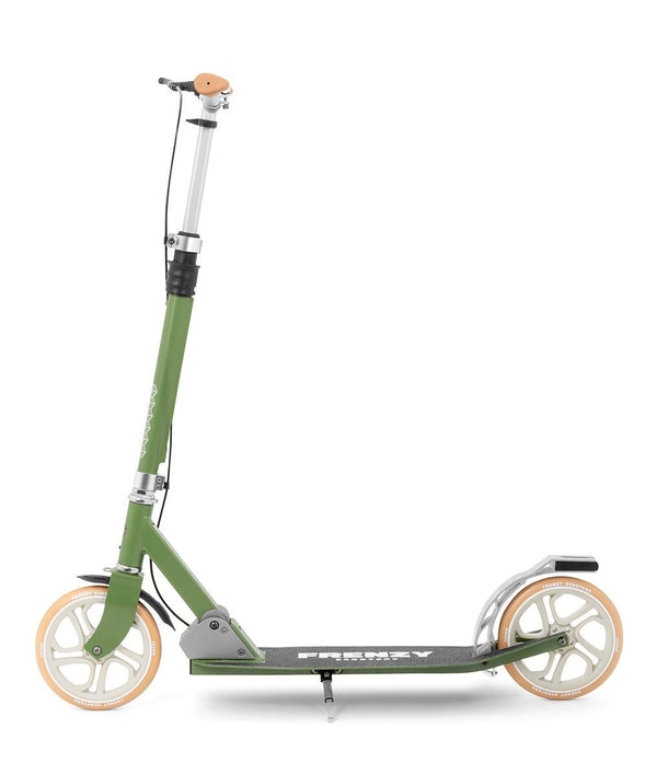 Frenzy 205mm Dual Brake V4 Recreational Scooter - Green - Skatewarehouse.co.uk