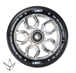 Blunt LAMBO 120MM - Chrome / Black Scooter Wheels
