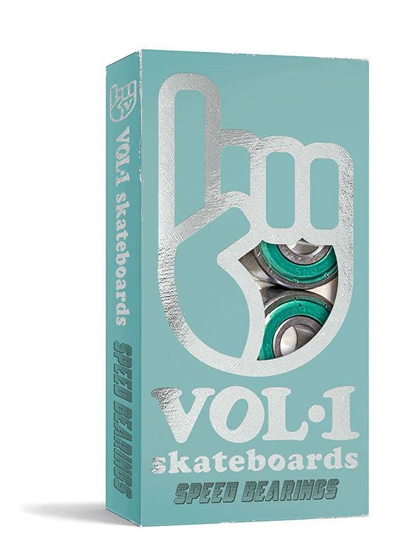 Vol.1 Teal Shield Speed Skateboard Bearings