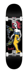 Krooked Dbx Team Mermaid Black - (Black) x Venom Custom Complete Skateboard - 8.25"