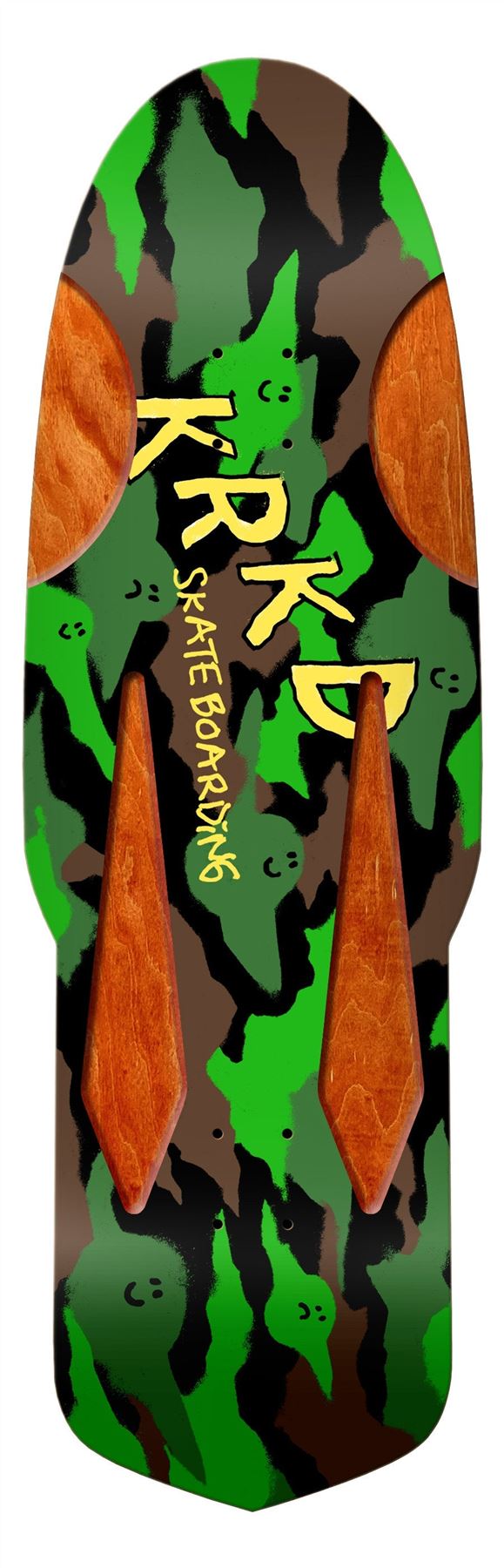 Krooked KR - Kamo - Diamond Quade (Multi) Skateboard Deck - 10.75