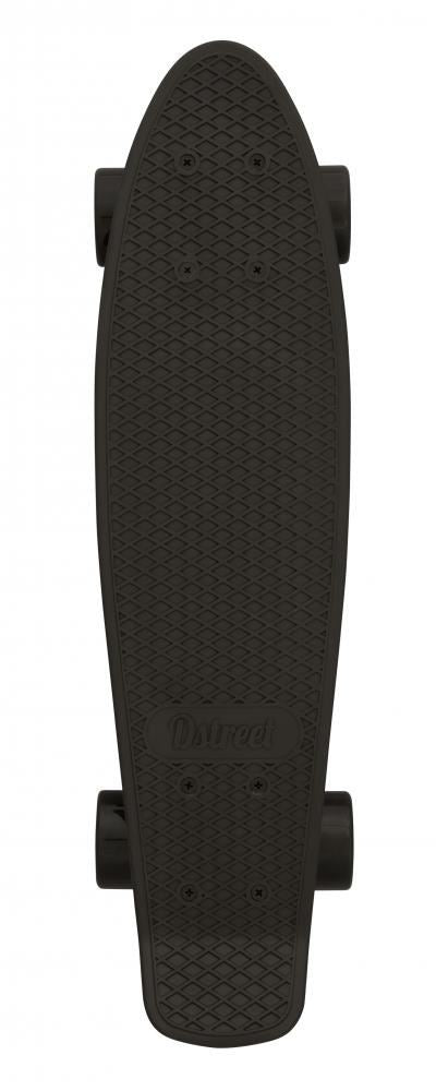 D Street Cruiser Triple Black Complete Cruiser Skateboard - 5.8