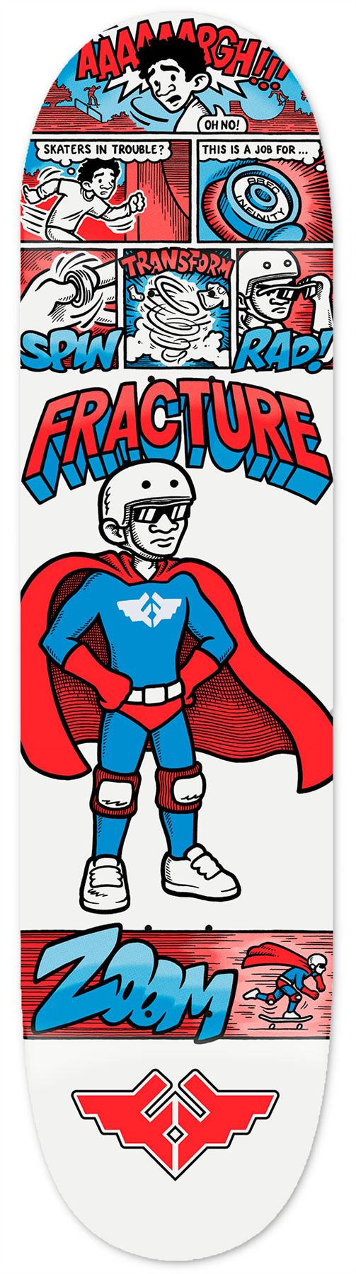 Fracture x Jon Horner Fracture Man Skateboard Deck - 8.0