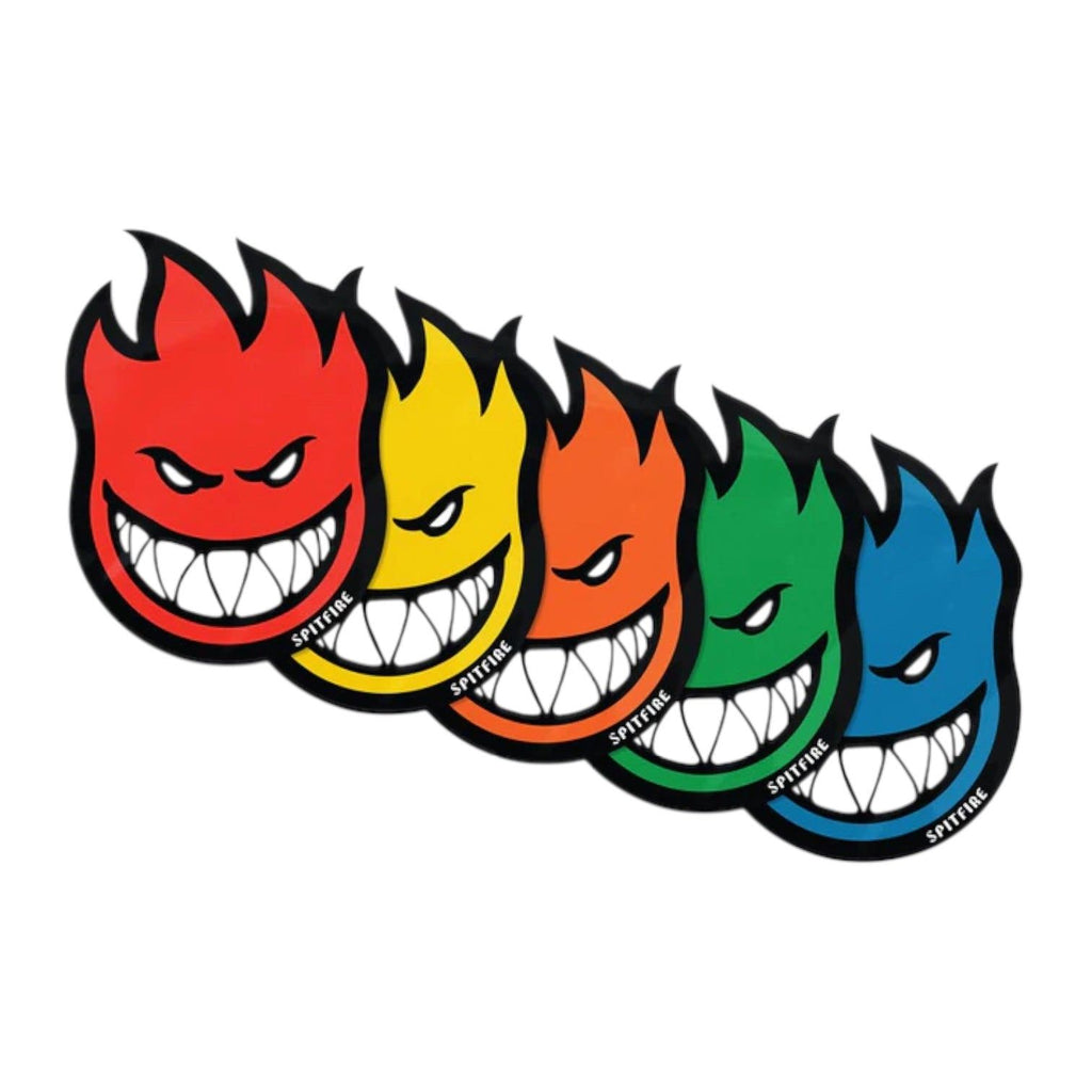Spitfire SF Fireball Bighead Sticker (Assorted) Size XL ( x ) Skateboard Wheels