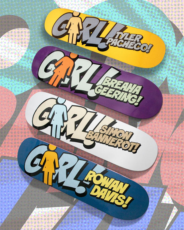 Girl Blammo Simon Bannerot Skateboard Deck - 8.5