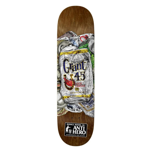 Antihero Grant Refuse Skateboard Deck - 8.4