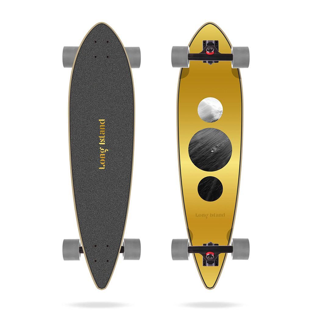 Long Island 24K 42"x9.5" Pintail Long Island Complete Longboard - 42.0" - Skatewarehouse.co.uk