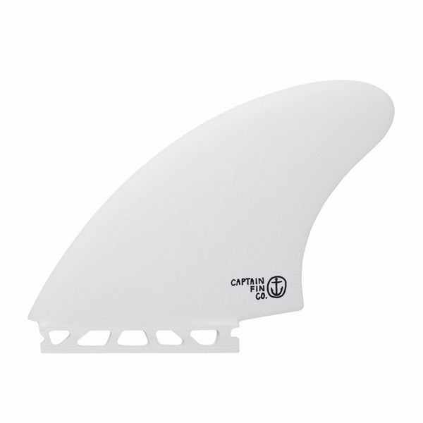 Captain Fin Co - CF Twin Keel - Large - White (Futures) - L