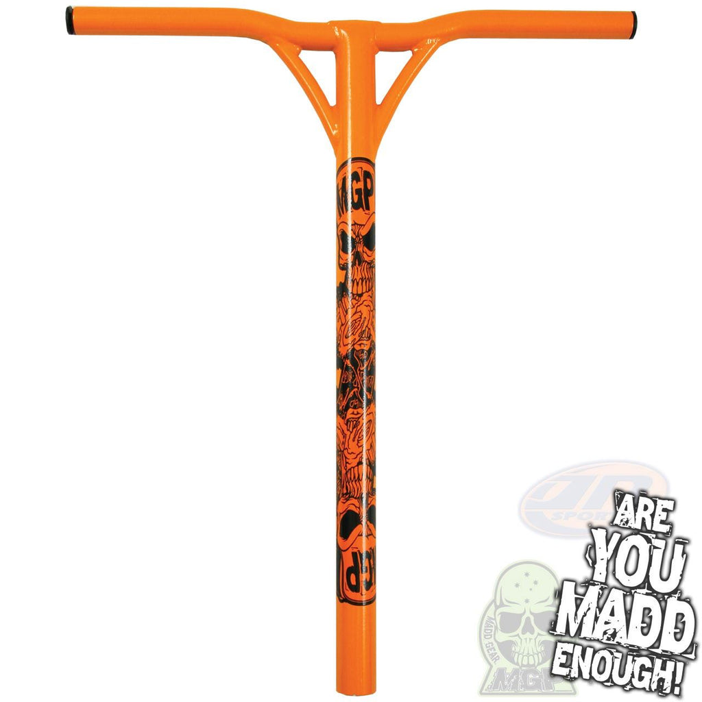 Mgp Madd Hatter Y-Bars 18" X 22" (31.8Mm) - Orange - Skatewarehouse.co.uk