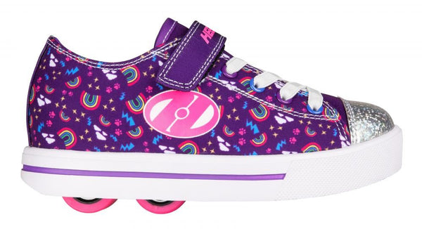 Heelys X2 Snazzy X2  - Purple / Multi / Rainbow - Skatewarehouse.co.uk