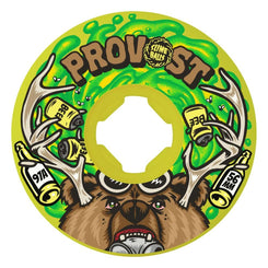 Slime Balls Skateboard Wheels Collin Provost Beer Guest - Green - Skatewarehouse.co.uk