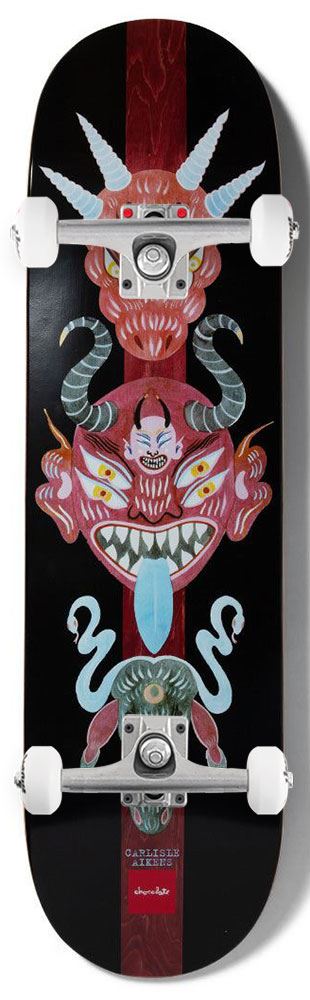 Chocolate Skateboard Dog Perfume Masks Carl Aikens x Venom Custom Complete Skateboard - 8.5