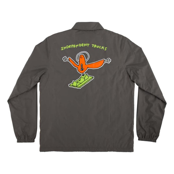 Independent Jacket Gonz Hanger Windbreaker - Grey - Skatewarehouse.co.uk
