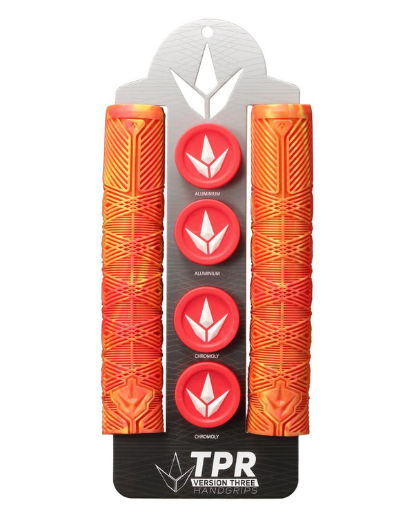 Blunt V3 - Orange / Red Scooter Bar Grips