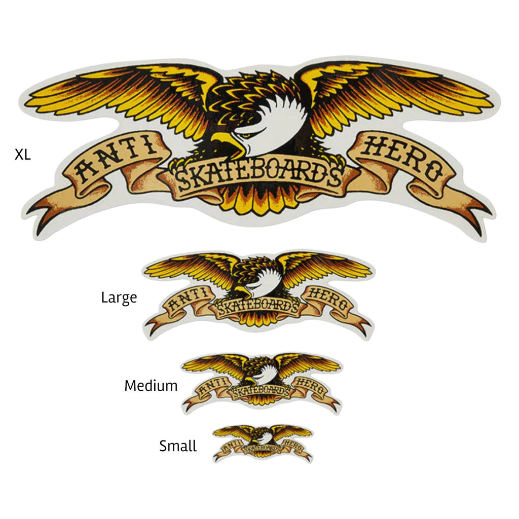 Anti Hero AH Eagle Sticker (Multi) Size - L