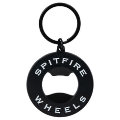 Spitfire Classic Swirl Bottle Keychain (Black / White) - One Size