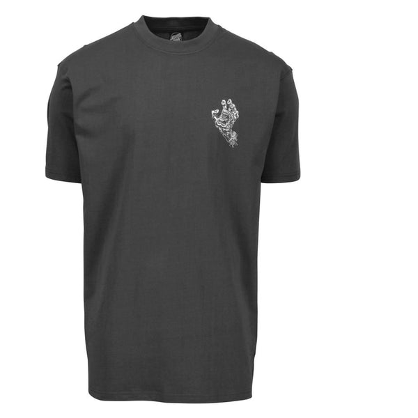 Santa Cruz T-Shirt Alive Hand T-Shirt - Nickel - Skatewarehouse.co.uk