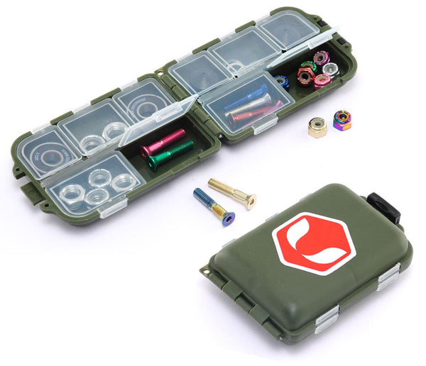 Venom Skateboards 27pc Ultimate Hardware Gift Pack inc Storage Box - Skatewarehouse.co.uk