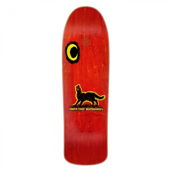 Santa Cruz Kendal Wolf Reissue Skateboard Deck - 9.28