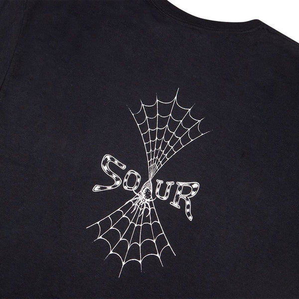 Sour Solution Web Tee Black - Skatewarehouse.co.uk