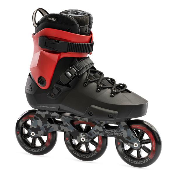 Rollerblade RB Twister 110 Blk/Red Inline Recreational Skate - Skatewarehouse.co.uk