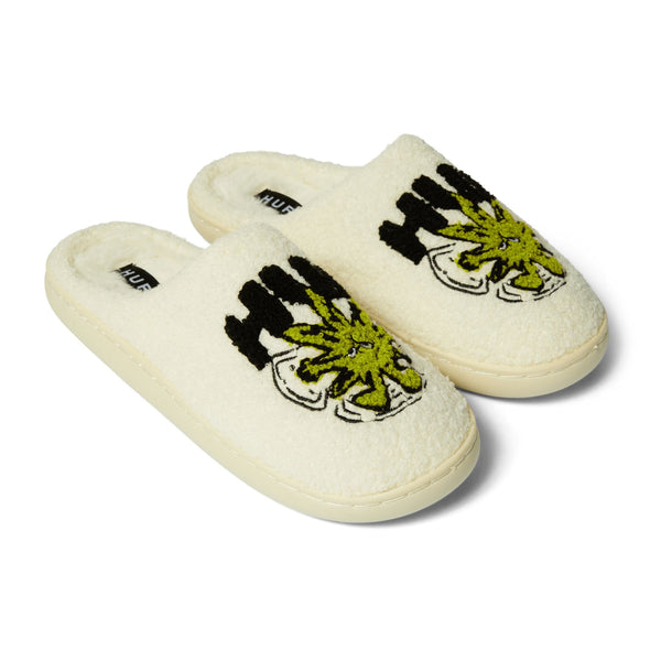 HUF Snow Angel Fuzzy Slipper (Black) - M
