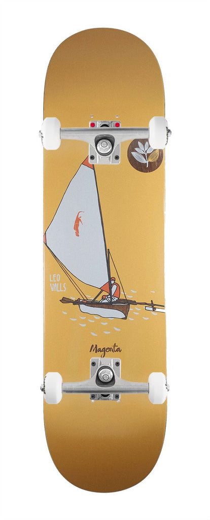 Magenta Leo Valls Nautic Series x Venom Custom Complete Skateboard - 8"