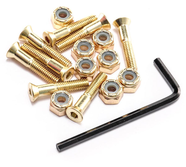 Venom Premium Hardware - Anodised - Gold - Skatewarehouse.co.uk