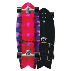 Carver ...Lost RNF Retro Tie Dye Surfskate Cruiser Skateboard CX - 9.875" x 29.5" WB 16.5" - Skatewarehouse.co.uk