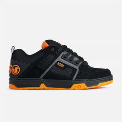 DVS Comanche Skate Shoes Black Charcoal Orange