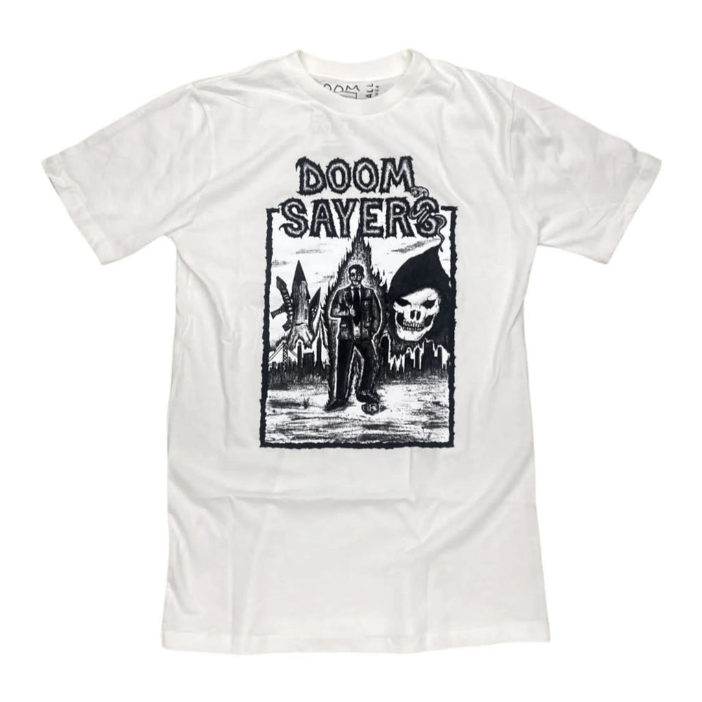 Doomsayers Bomberman Tee Vintage White - Skatewarehouse.co.uk