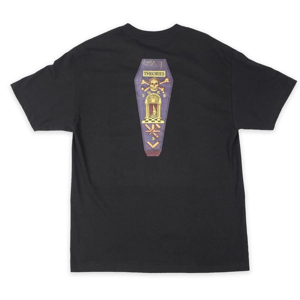 Theories Of Atlantis Skate Coffin Tee Black - Skatewarehouse.co.uk